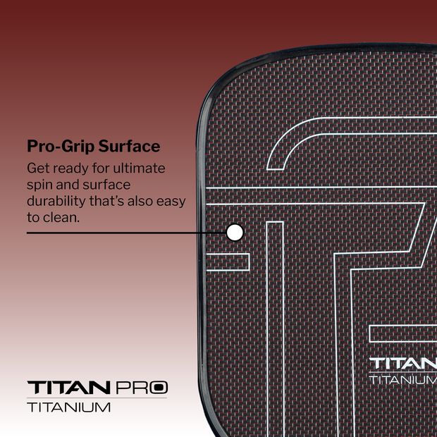 Buy Pickleball Paddles | Titan Pro Titanium 16L Carbon Fiber Paddle