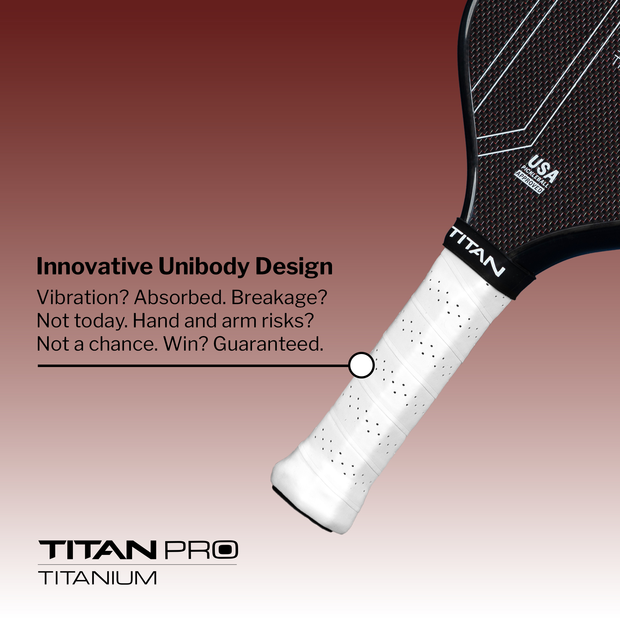 Buy Pickleball Paddles | Titan Pro Titanium 16L Carbon Fiber Paddle